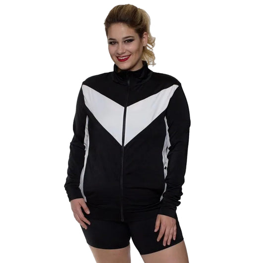 InstantFigure Curvy Plus Size Activewear Kompressionsjacke AWJ029C