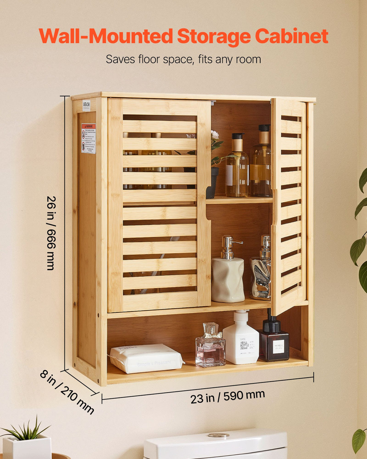 Badezimmerschrank über der Toilette - NovaDom
