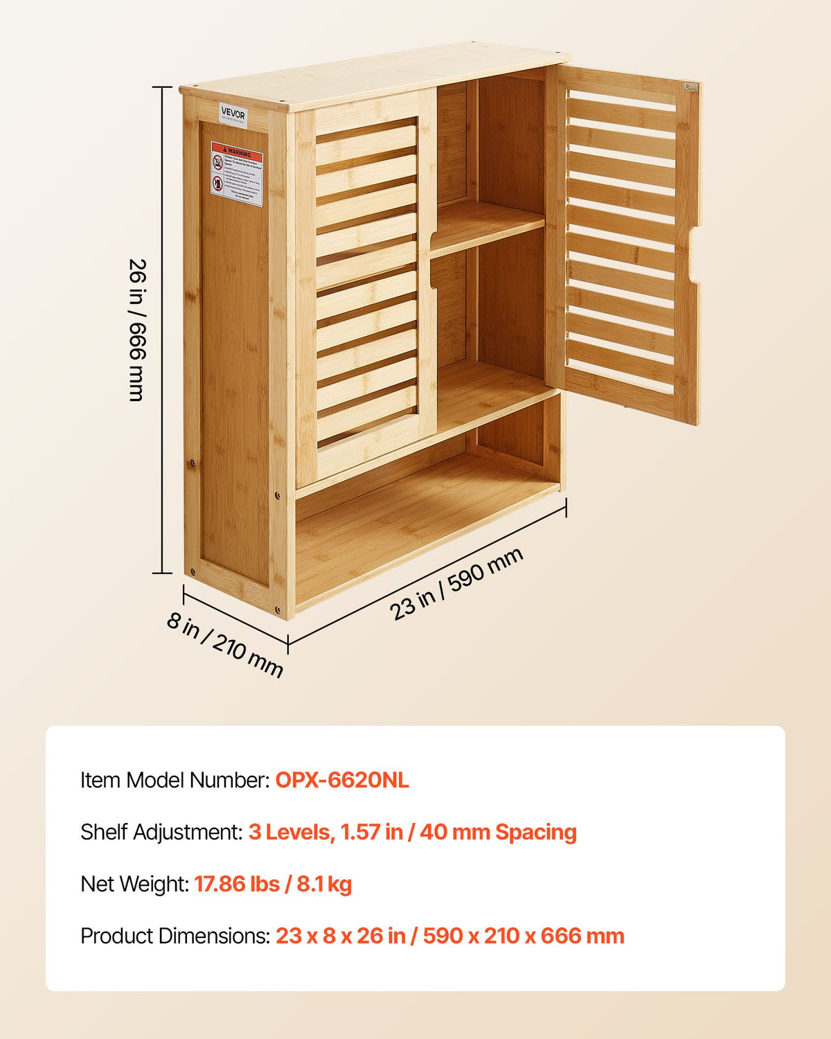 Badezimmerschrank über der Toilette - NovaDom